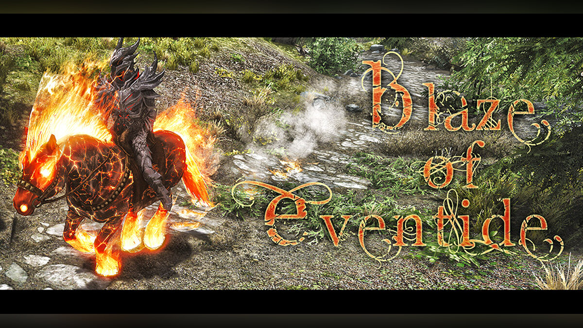 Elder Scrolls 5: Skyrim Special Edition — Блейз - огненная лошадь