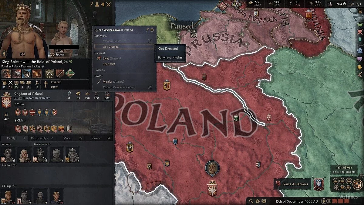 Crusader Kings 3 — Мод на раздевание