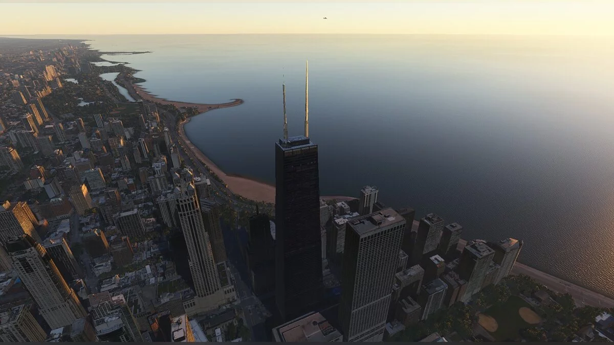 Microsoft Flight Simulator — Улучшенный Чикаго