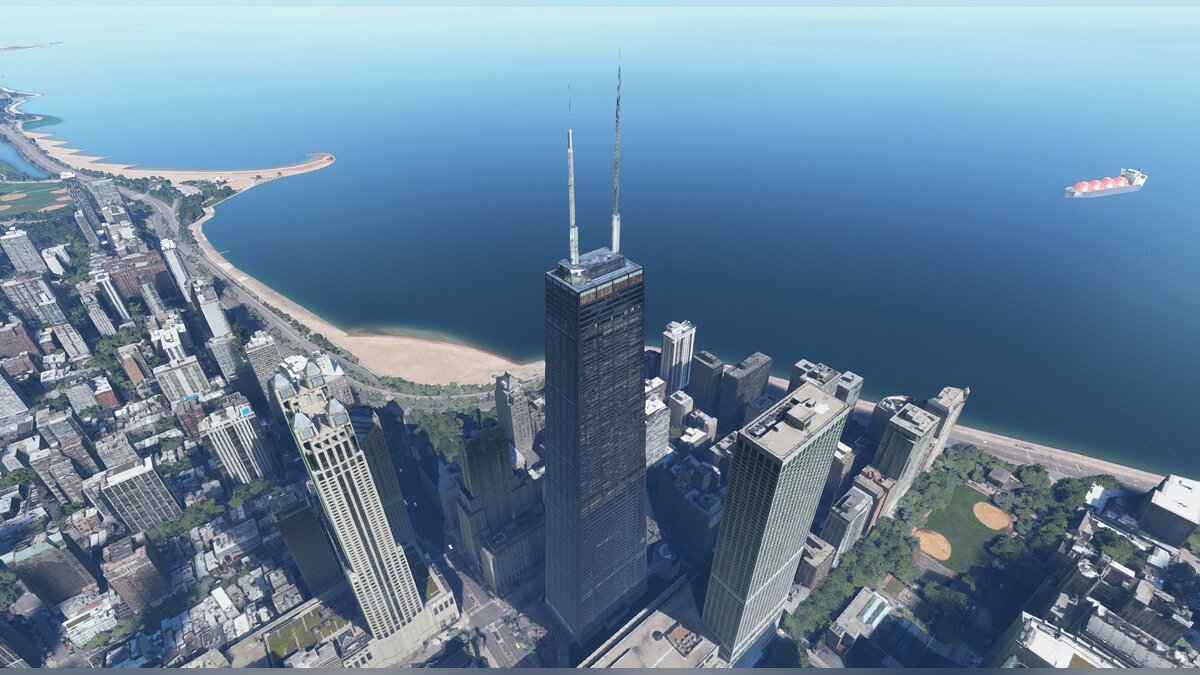 Microsoft Flight Simulator — Улучшенный Чикаго