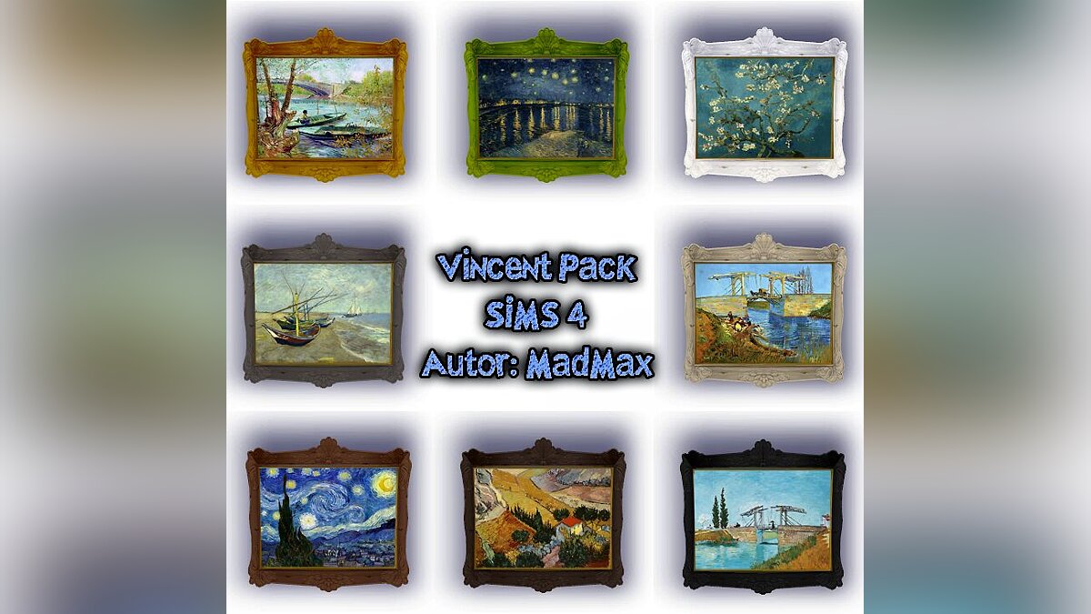 The Sims 4 — Картины Винсента Ван Гога