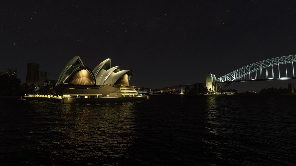 Microsoft Flight Simulator — Мост Харбор-Бридж в Сиднее