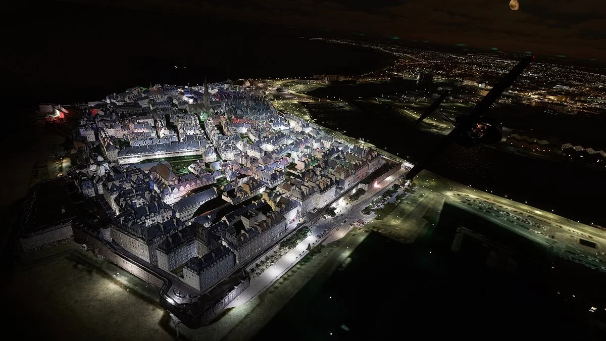 Microsoft Flight Simulator — Город-крепость Сен-Мало