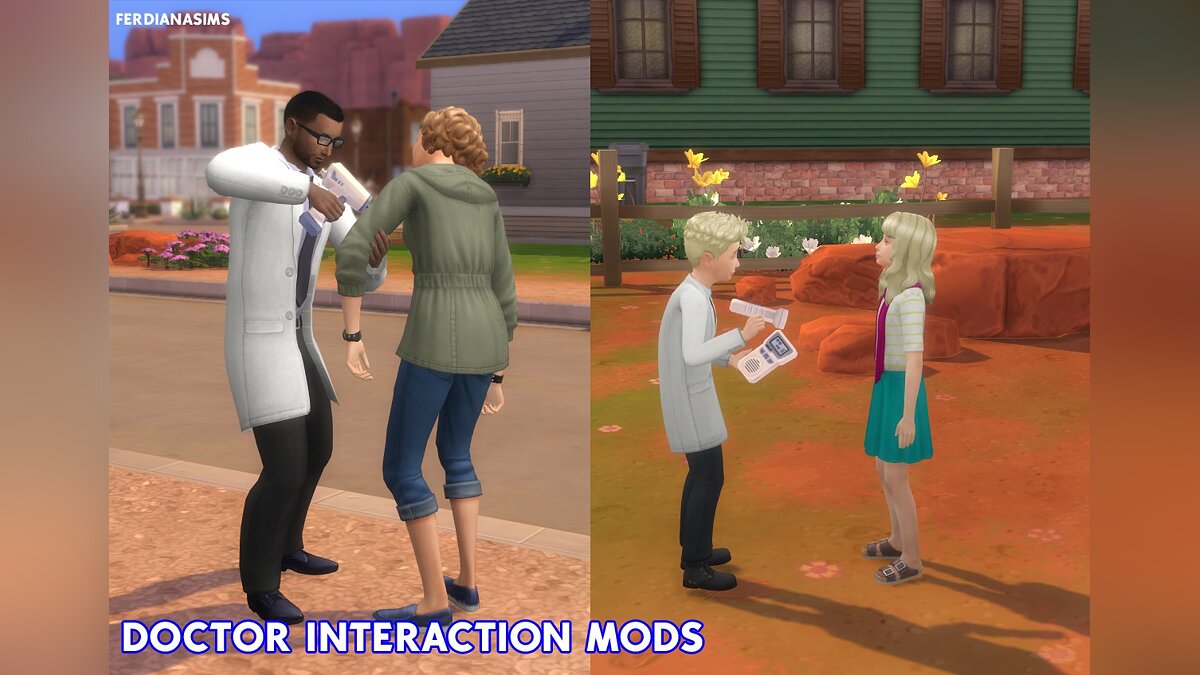The Sims 4 — Новые взаимодействия для доктора (11.09.2020)
