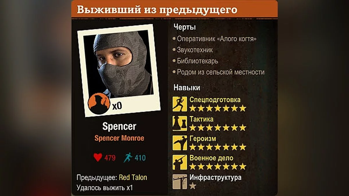 State of Decay 2 — Сохранение (Сильные персонажи)