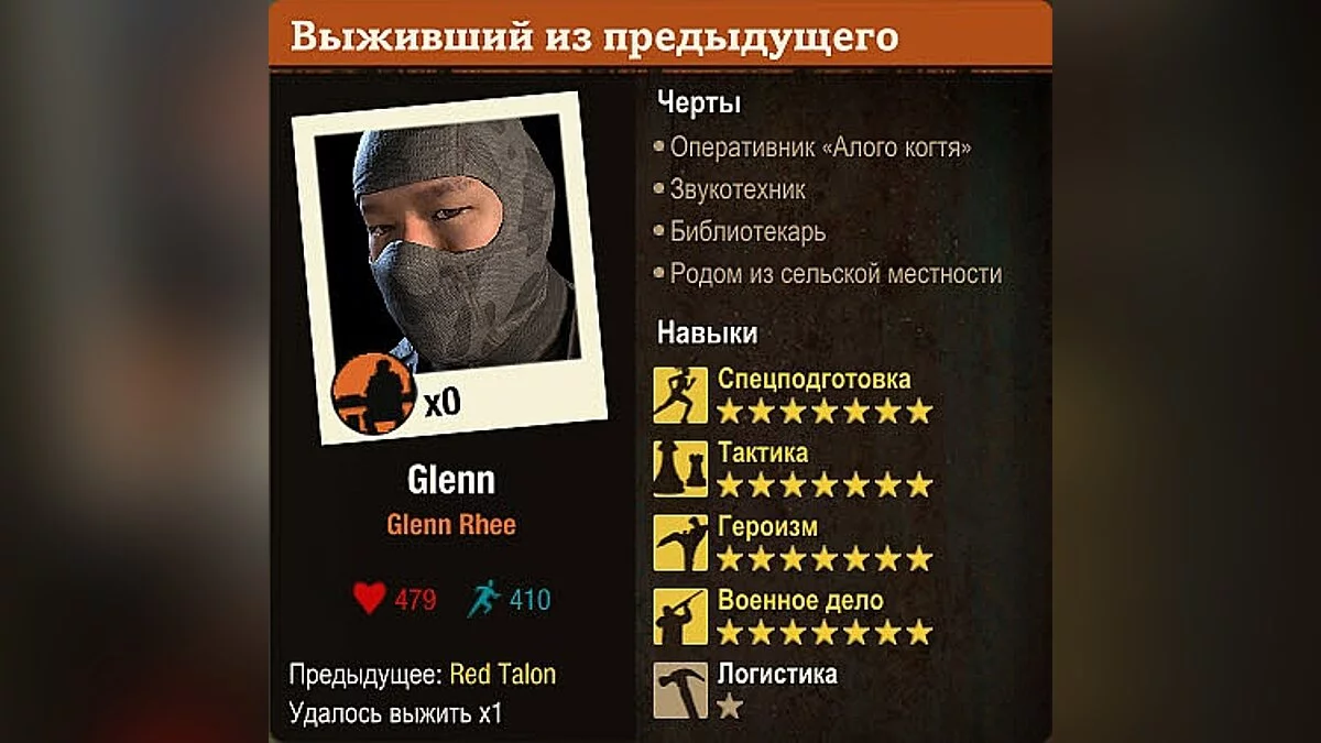 State of Decay 2 — Сохранение (Сильные персонажи)