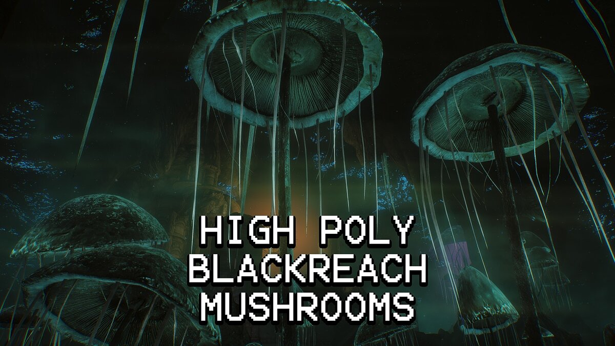 Elder Scrolls 5: Skyrim Special Edition — Детализированные грибы Черного предела