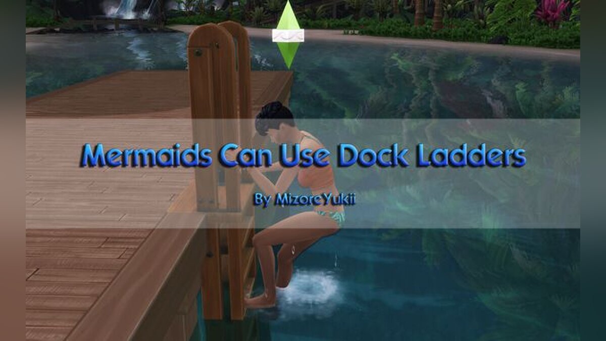 The Sims 4 — Русалки могут использовать причальные лестницы 
