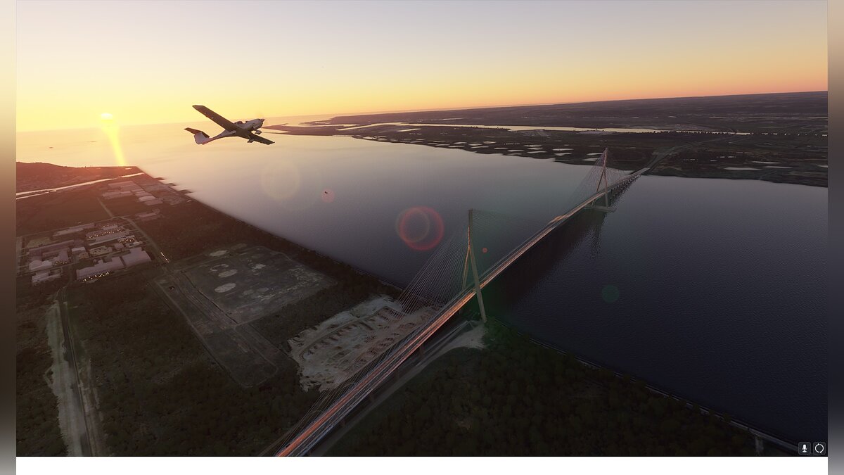 Microsoft Flight Simulator — Мост Пон-де-Нормандия