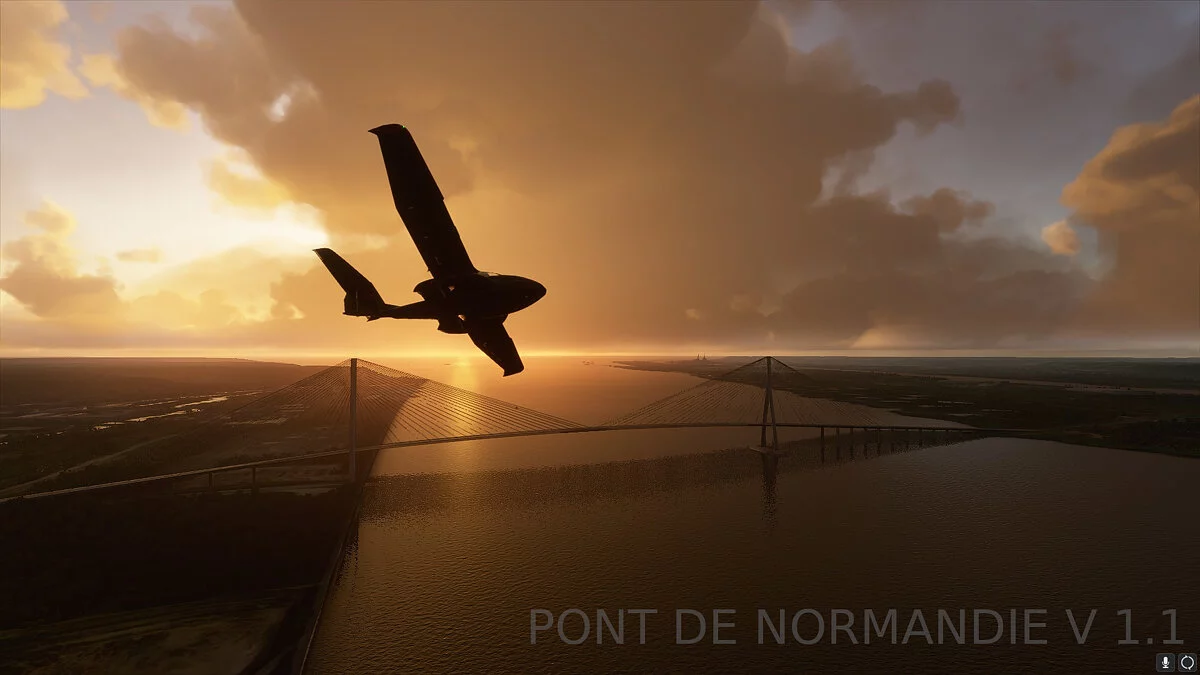 Microsoft Flight Simulator — Мост Пон-де-Нормандия