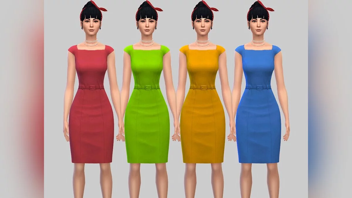 The Sims 4 — Сборка на одежду в стиле Пин-Ап