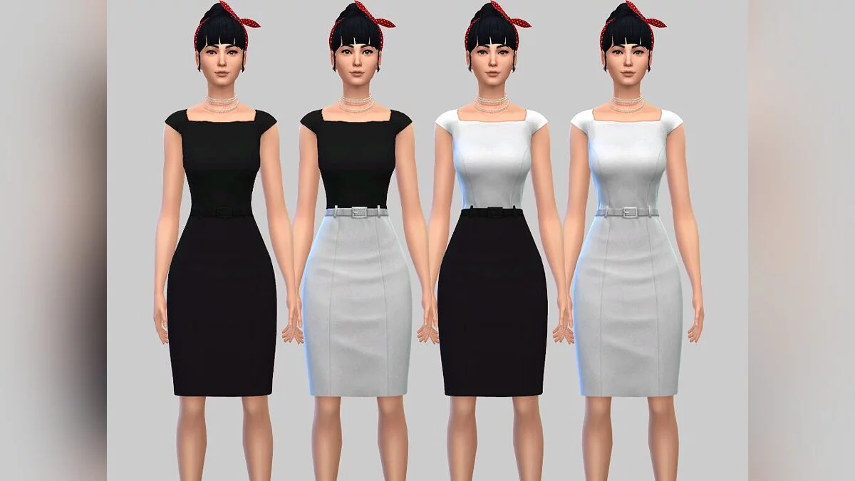 The Sims 4 — Сборка на одежду в стиле Пин-Ап
