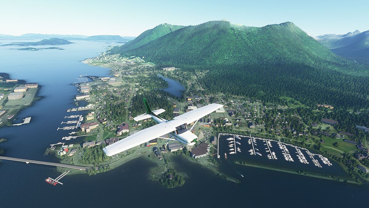 Microsoft Flight Simulator — Улучшенный город Ситка на Аляске