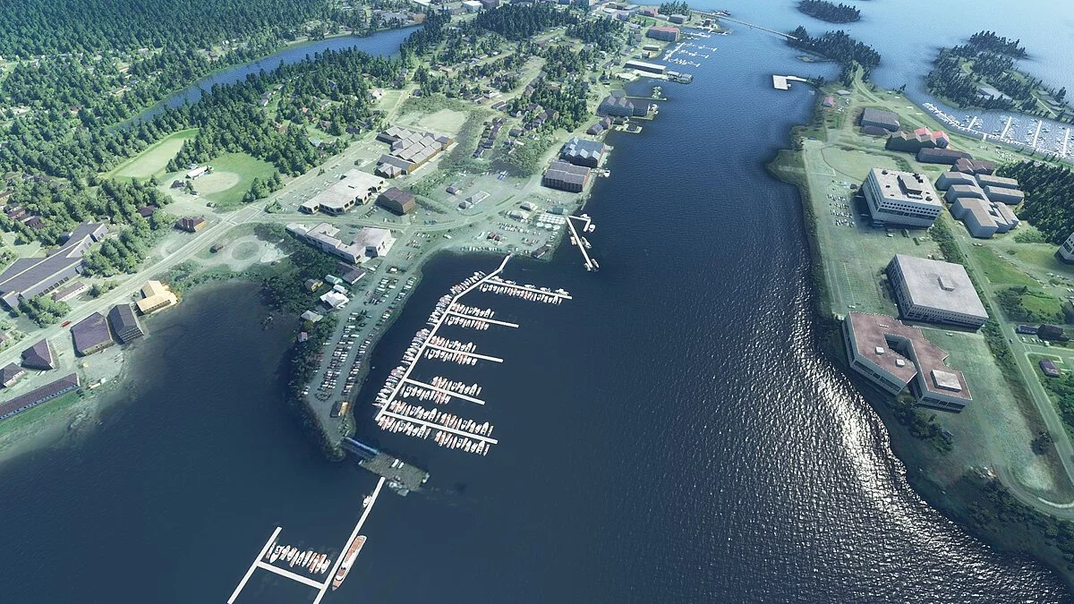 Microsoft Flight Simulator — Улучшенный город Ситка на Аляске