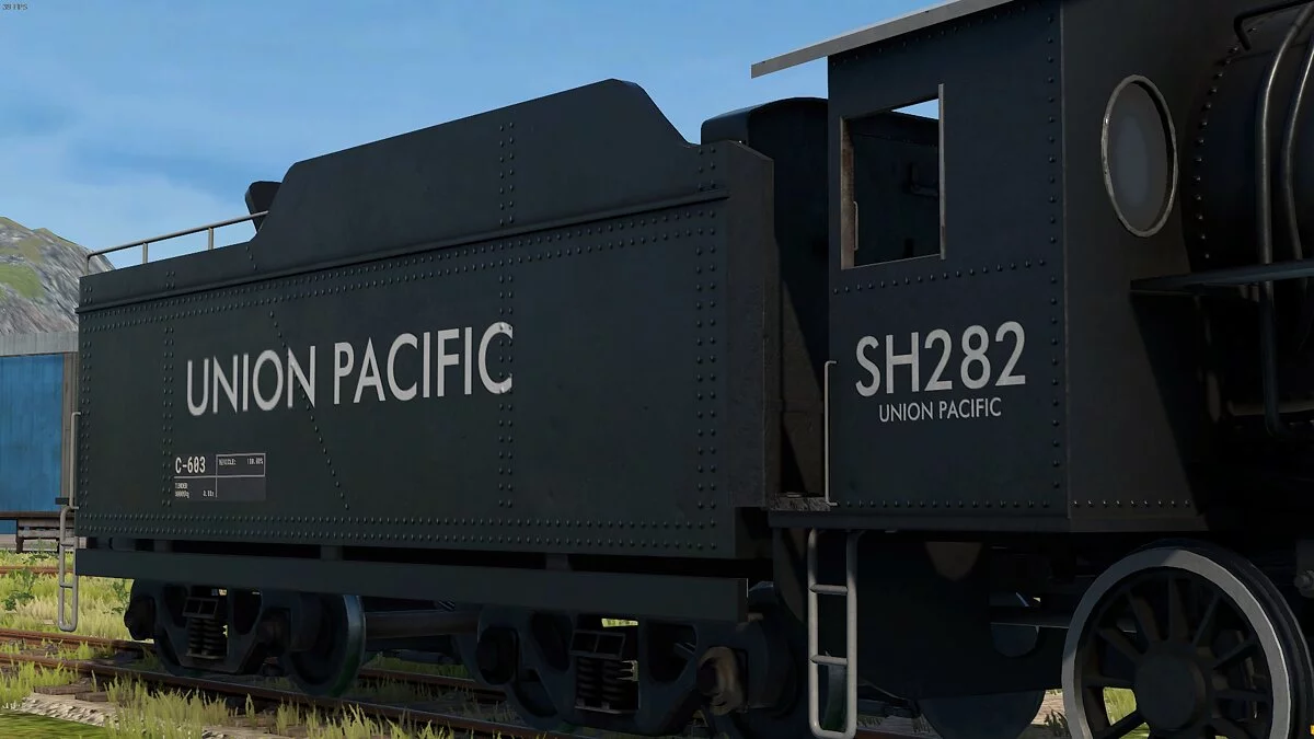 Derail Valley — Раскраска Union Pacific для локомотива SH282