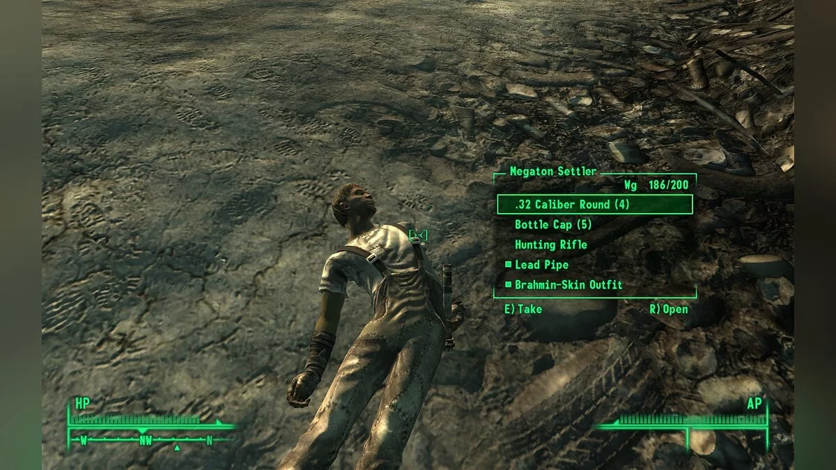 Fallout 3 — Меню добычи в реальном времени