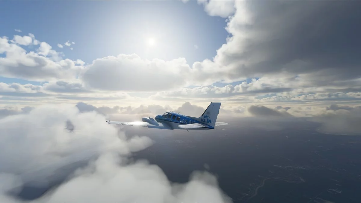 Microsoft Flight Simulator — Раскраска барон для самолета KLM G58