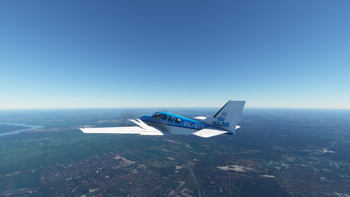 Microsoft Flight Simulator — Раскраска барон для самолета KLM G58