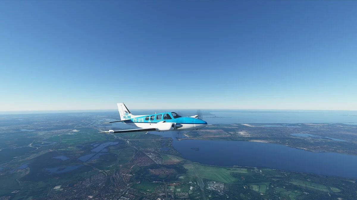 Microsoft Flight Simulator — Раскраска барон для самолета KLM G58