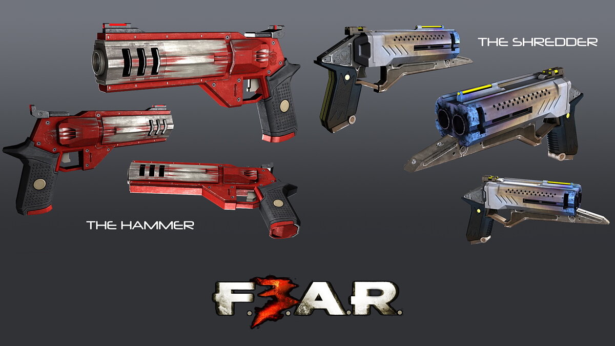 F.E.A.R. 3 — Пистолеты Hammer и Shredder