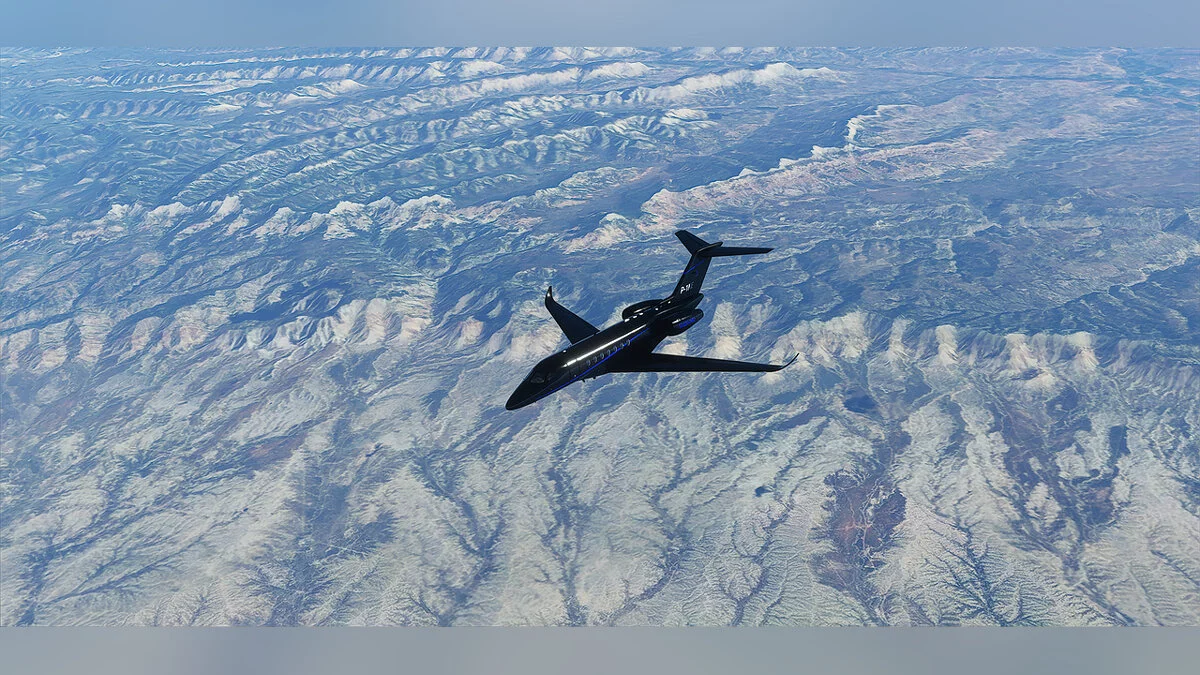 Microsoft Flight Simulator — Черная раскраска для самолета Cessna