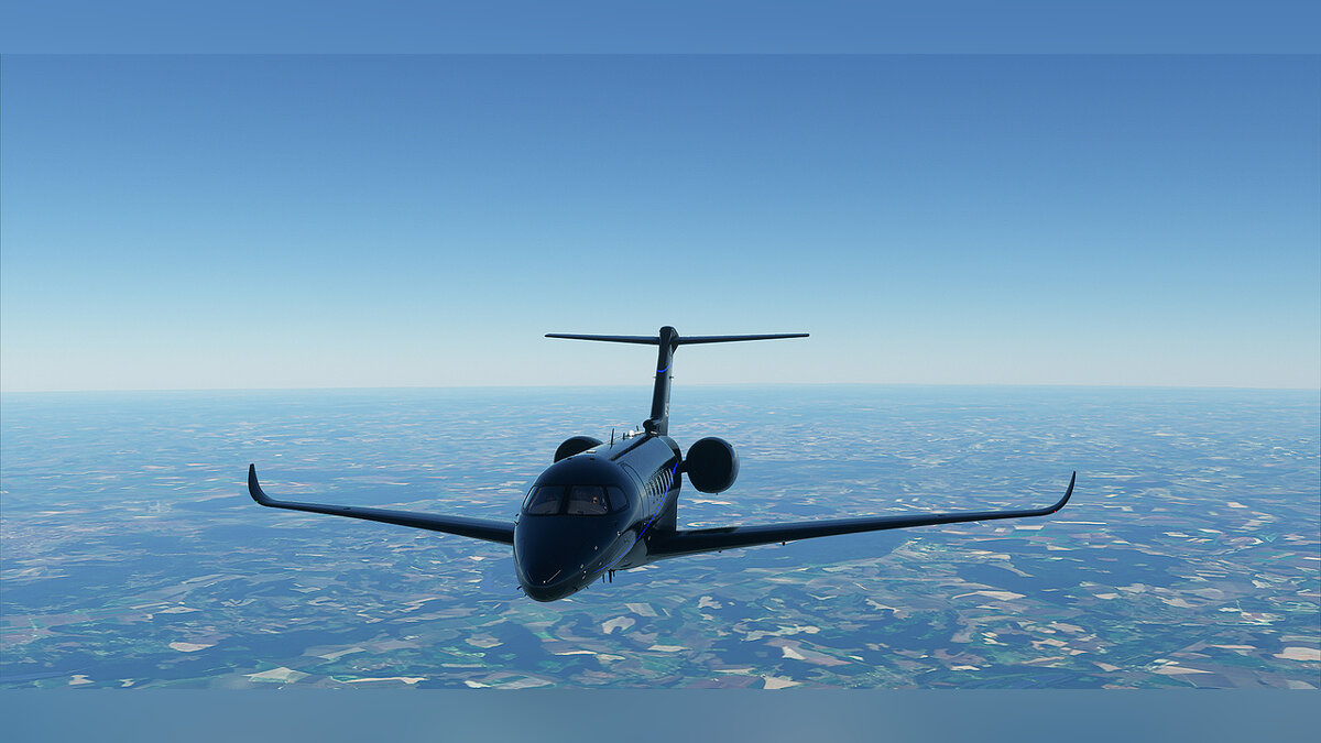 Microsoft Flight Simulator — Черная раскраска для самолета Cessna