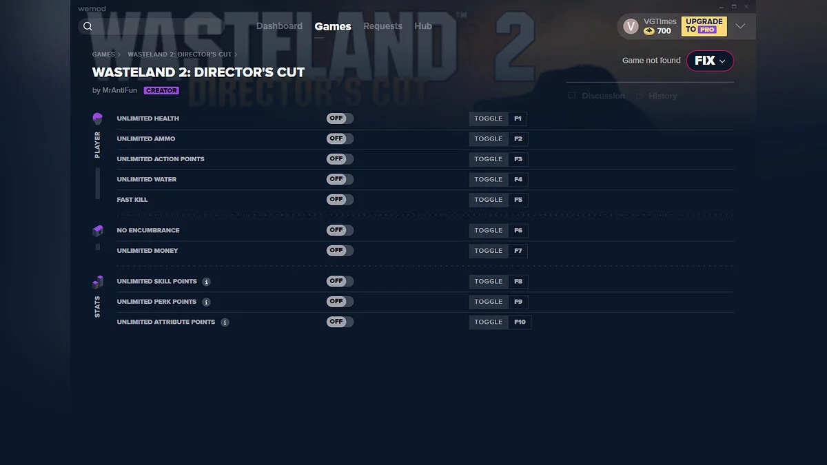 Трейнер (+10) от 19.09.2020 [WeMod]