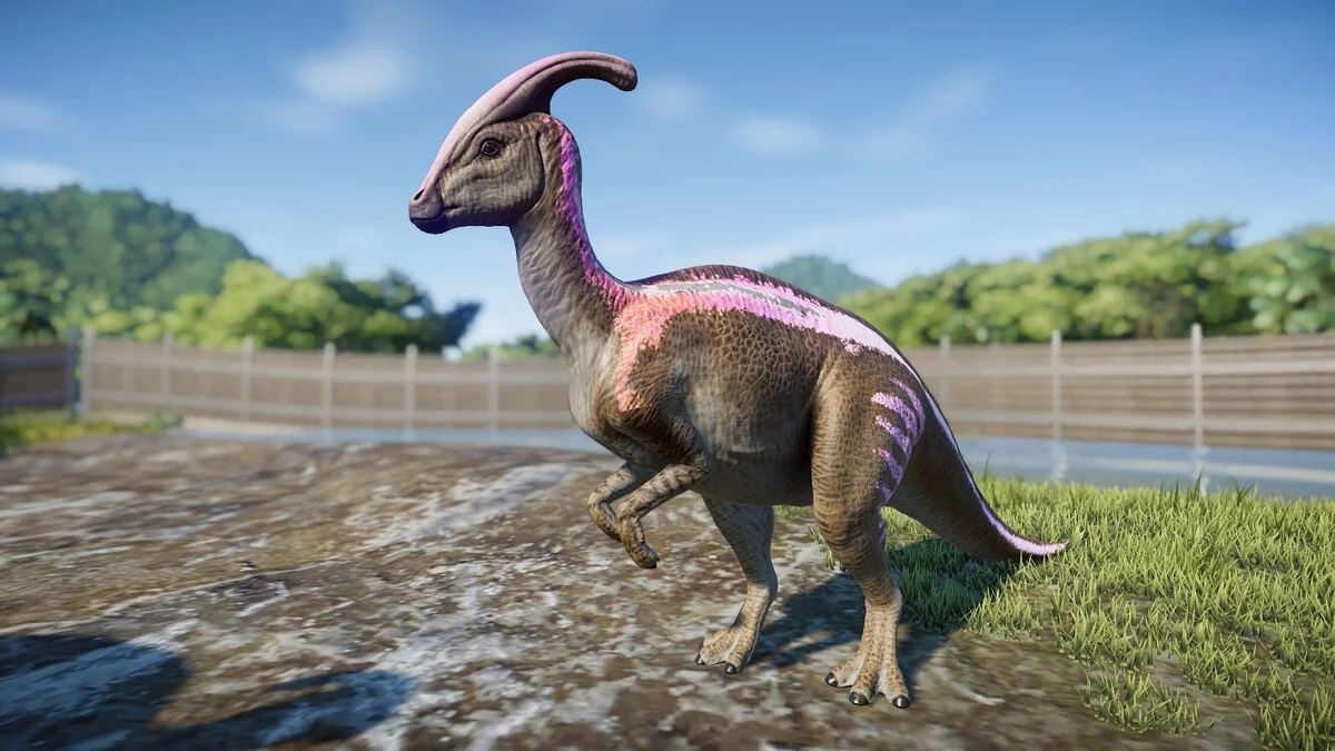 Jurassic World Evolution — Биолюминесцентные паразавры