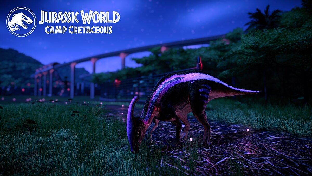 Jurassic World Evolution — Биолюминесцентные паразавры