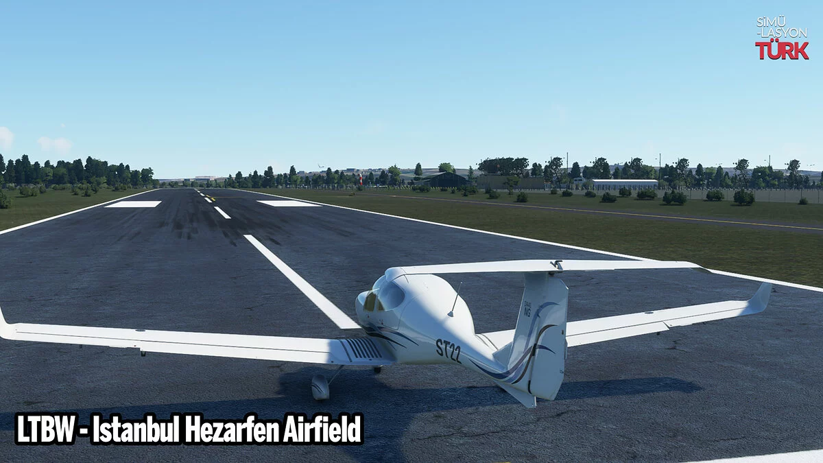 Microsoft Flight Simulator — Аэродром Хезарфен в Стамбуле