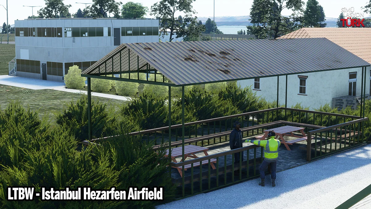 Microsoft Flight Simulator — Аэродром Хезарфен в Стамбуле