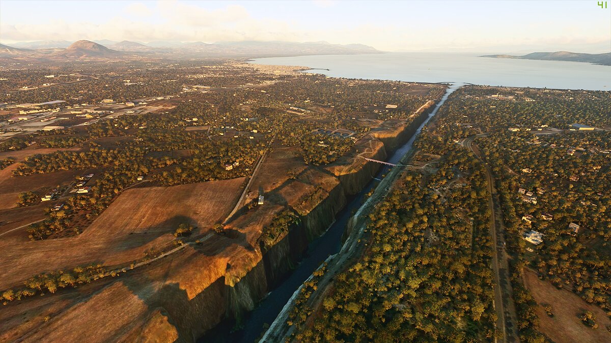 Microsoft Flight Simulator — Коринфский канал - Греция