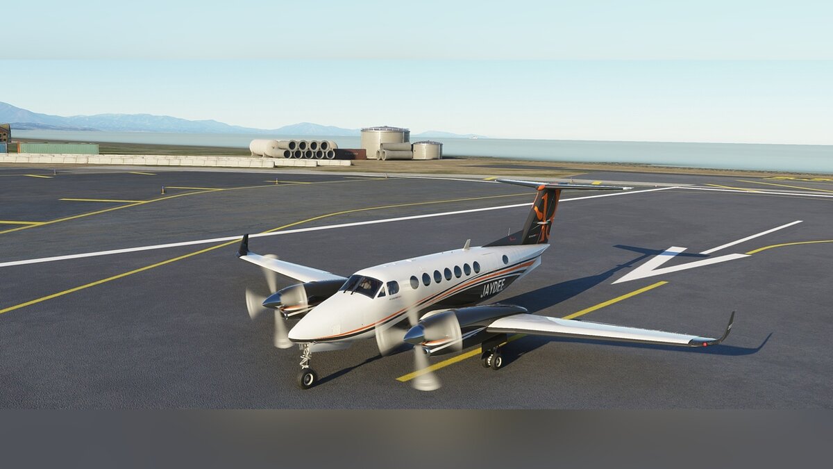 Microsoft Flight Simulator — Улучшенный самолет king air 350i