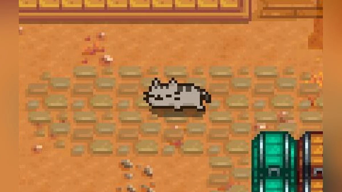 Stardew Valley — Кот Пушин для Content Patcher