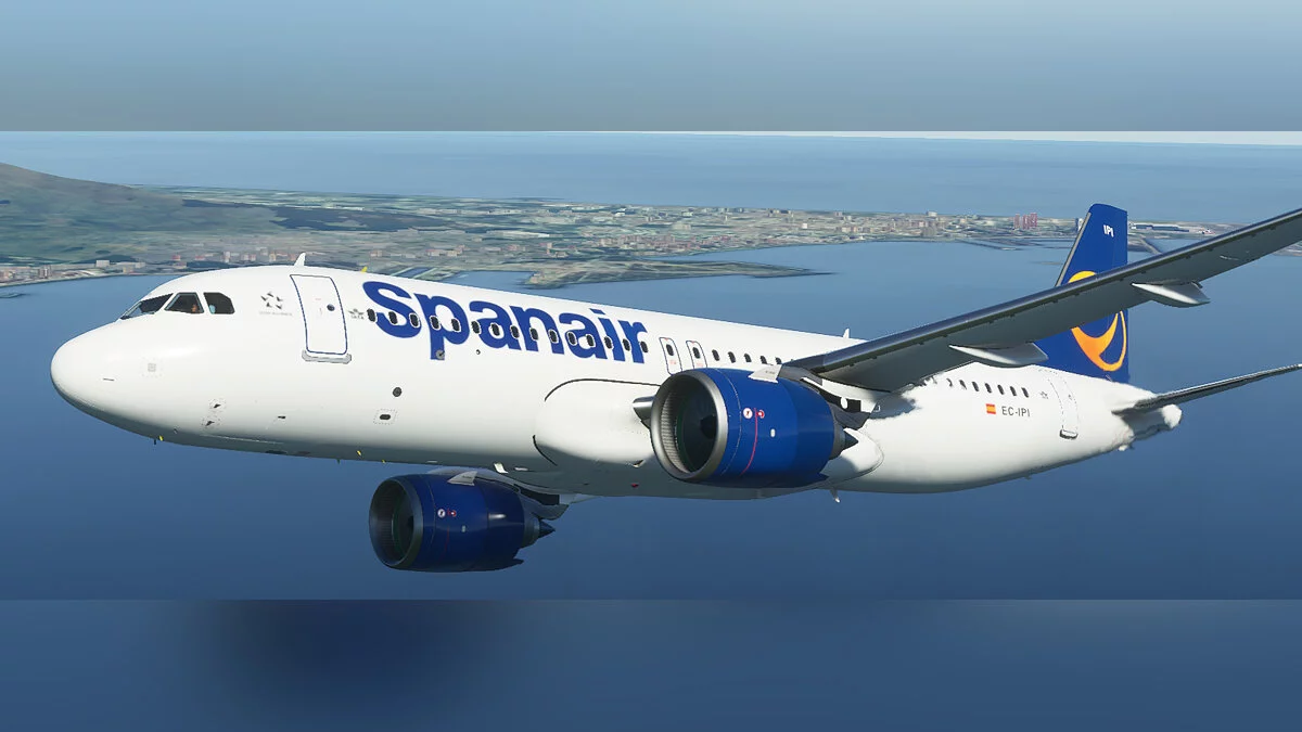 Microsoft Flight Simulator — Раскраска в стиле Spanair