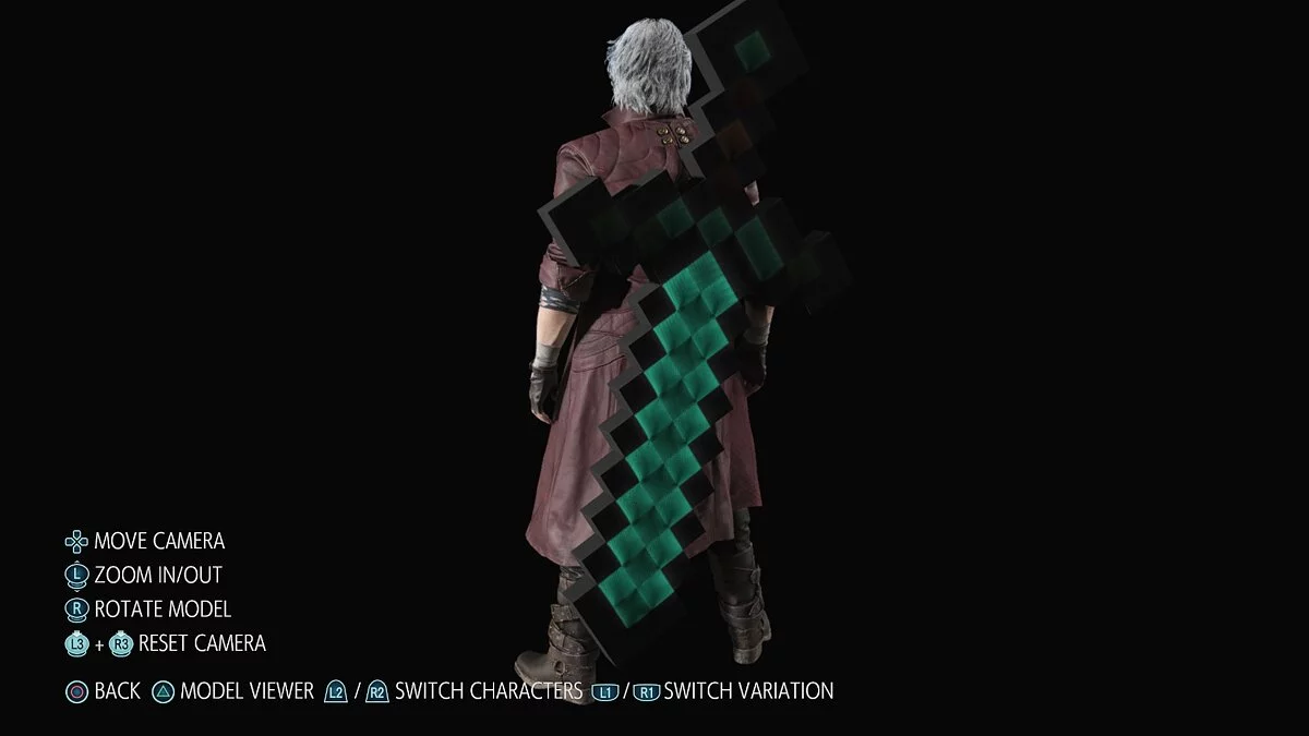 Devil May Cry 5 Special Edition — Оружие из игры Minecraft
