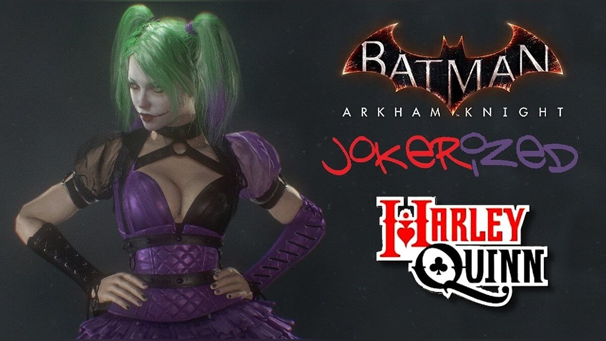 Batman: Arkham Knight Game of the Year Edition — Харли Квинн в стиле Джокера