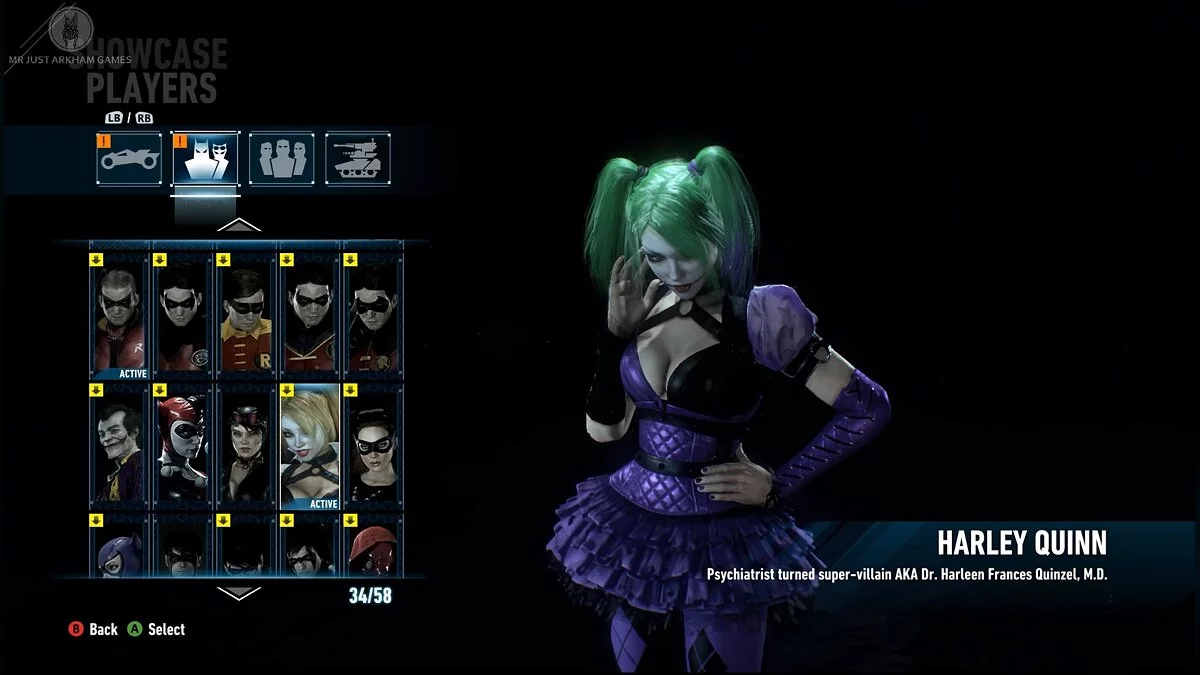 Batman: Arkham Knight Game of the Year Edition — Харли Квинн в стиле Джокера