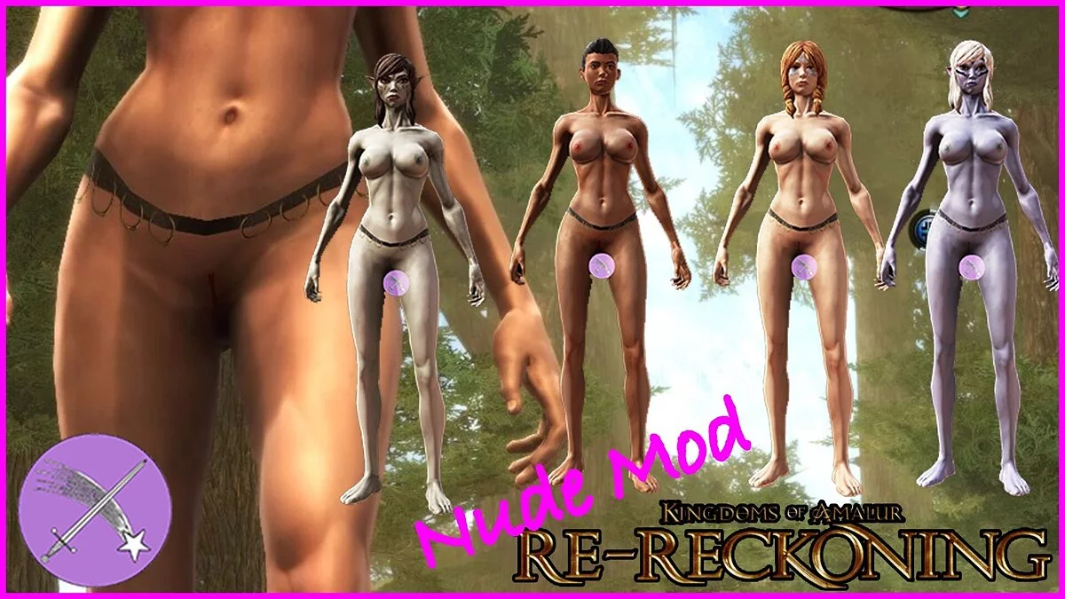 Kingdoms of Amalur: Re-Reckoning — Голые женские персонажи