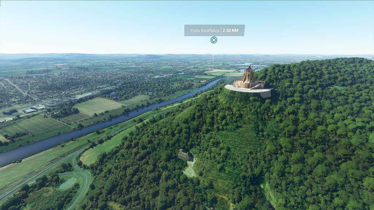 Microsoft Flight Simulator — Достопримечательности Порта Вестфалика