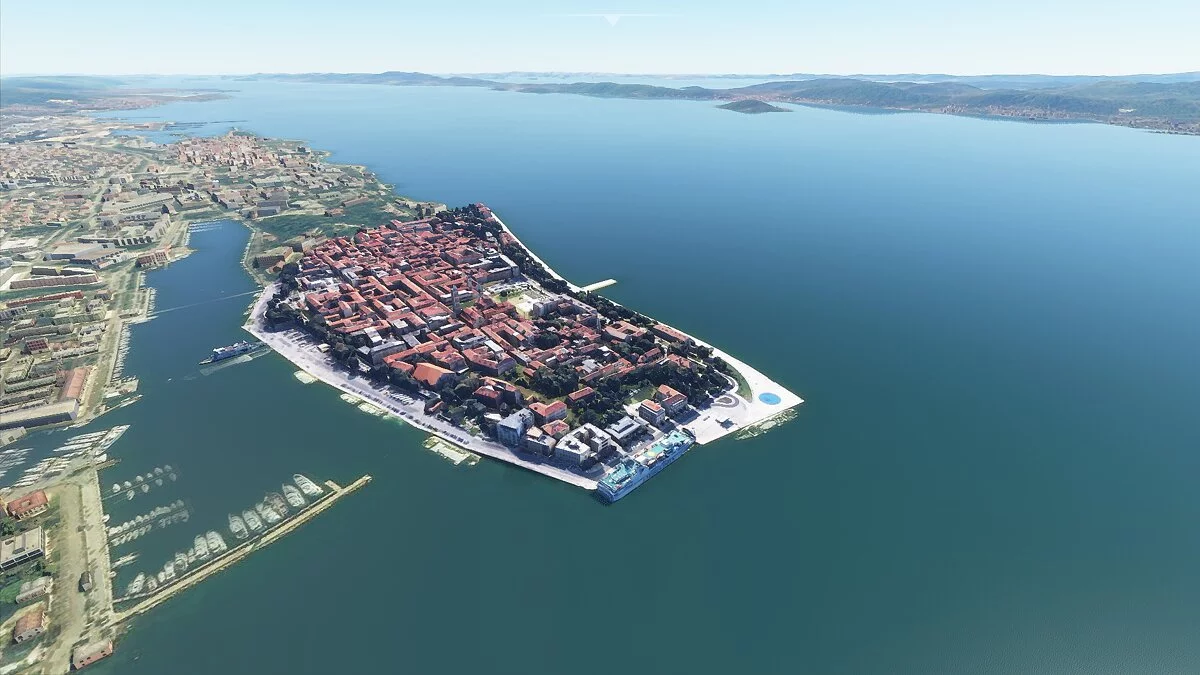Microsoft Flight Simulator — Реалистичный город Задар в Хорватии