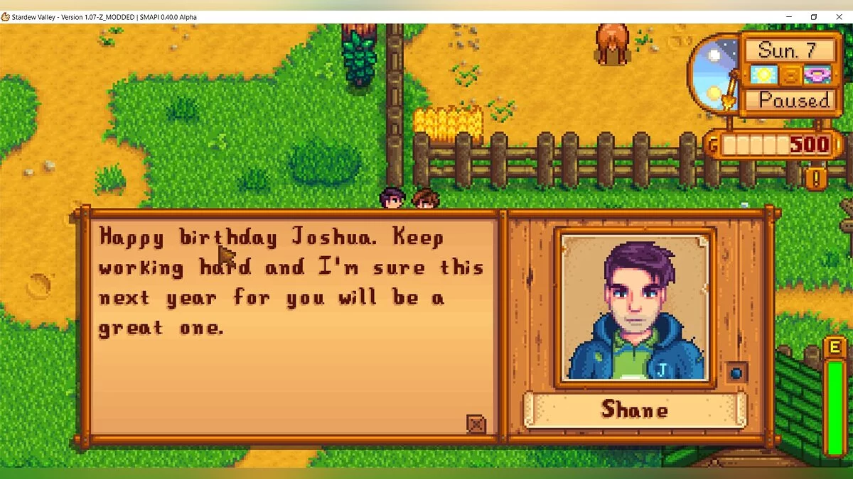 Stardew Valley — С Днем рожденья