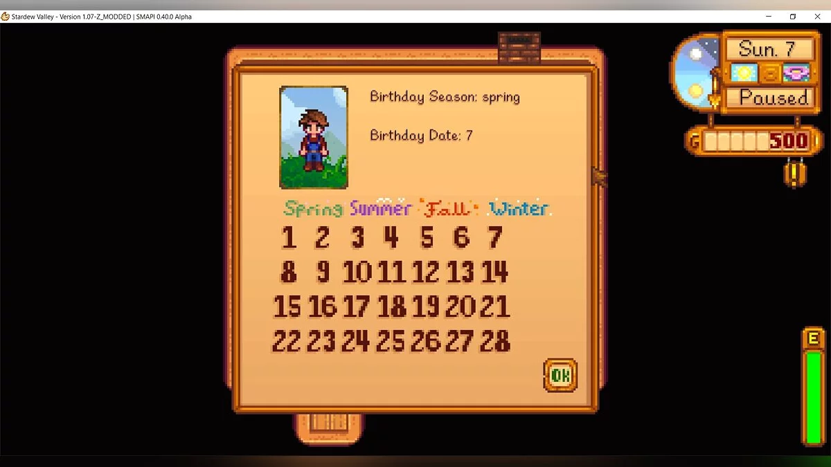 Stardew Valley — С Днем рожденья
