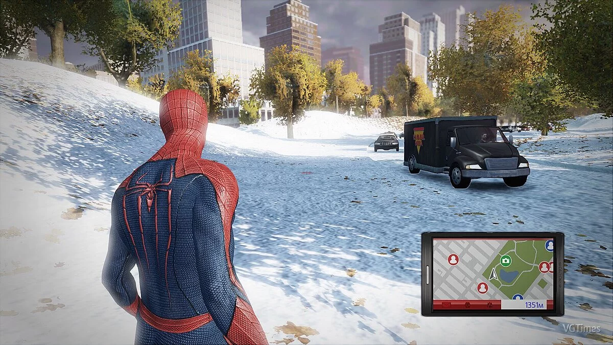 The Amazing Spider-Man — Снег в Нью-Йорке