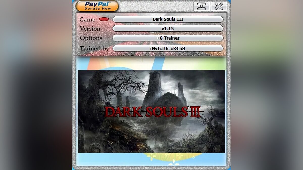 Dark Souls 3 — Трейнер (+8) [1.15]