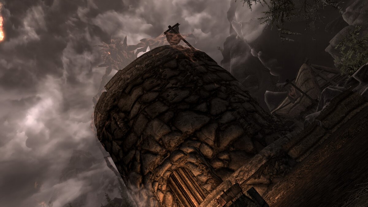Elder Scrolls 5: Skyrim Special Edition — Огненный призрак Алдуин