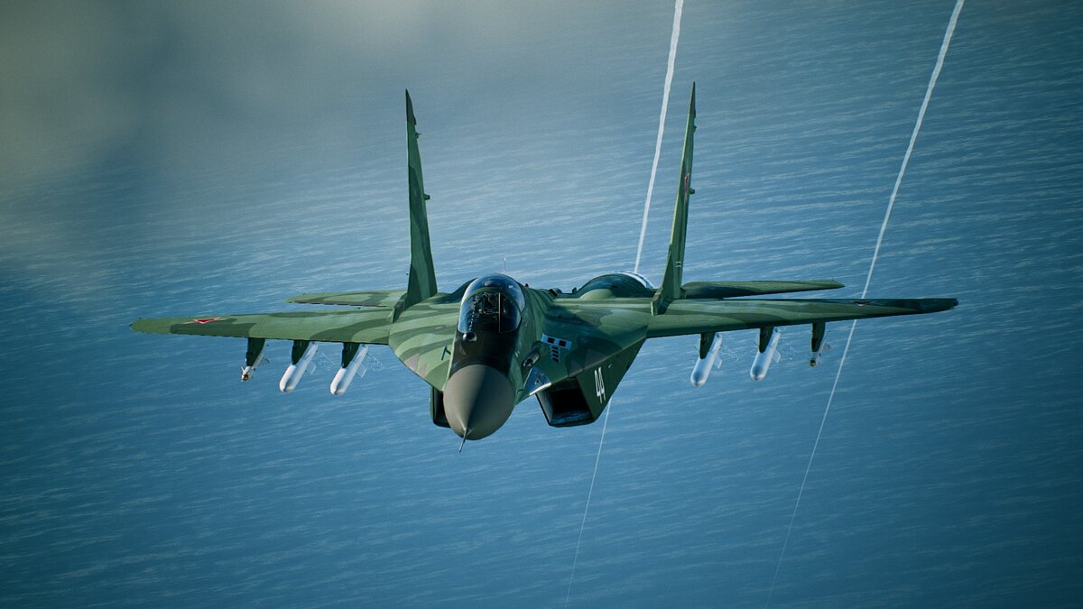 Ace Combat 7: Skies Unknown — Зеленый камуфляж для самолета МиГ-29А