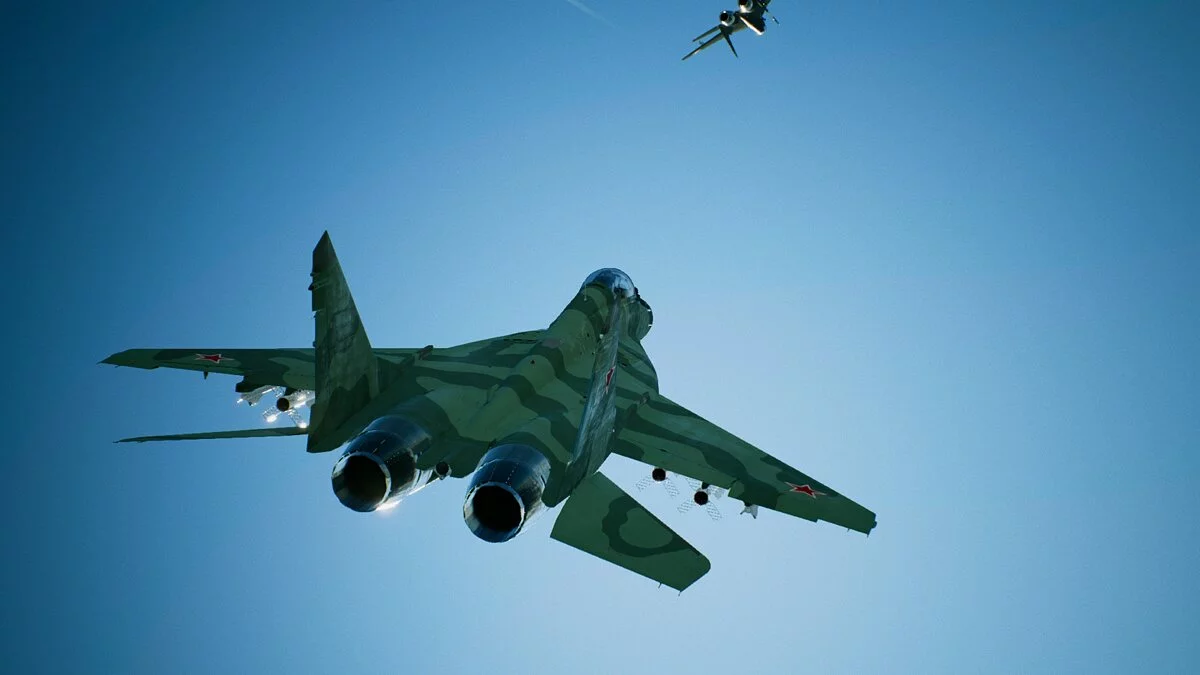 Ace Combat 7: Skies Unknown — Зеленый камуфляж для самолета МиГ-29А