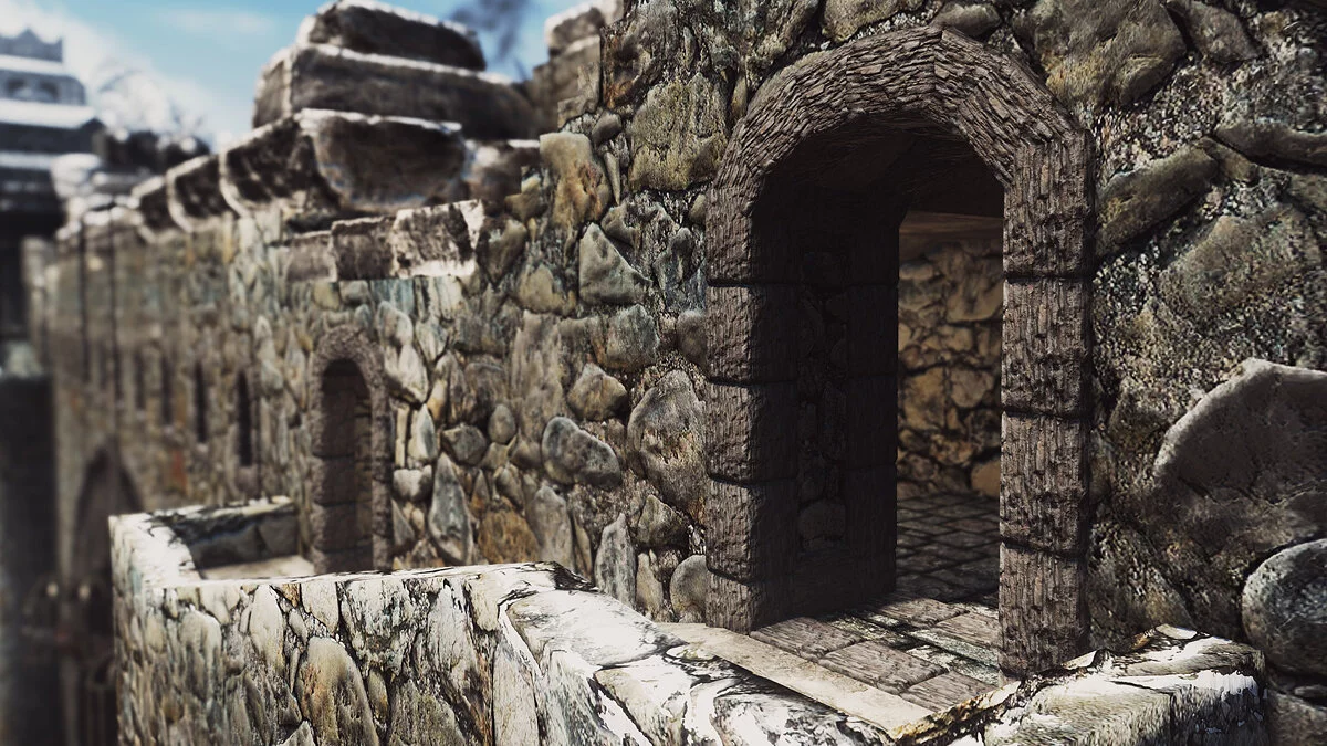 Elder Scrolls 5: Skyrim Special Edition — Арки и двери моста в Виндехельме