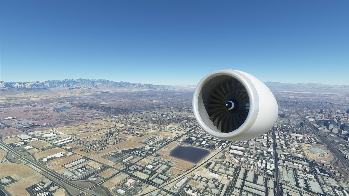 Microsoft Flight Simulator — Летающий двигатель